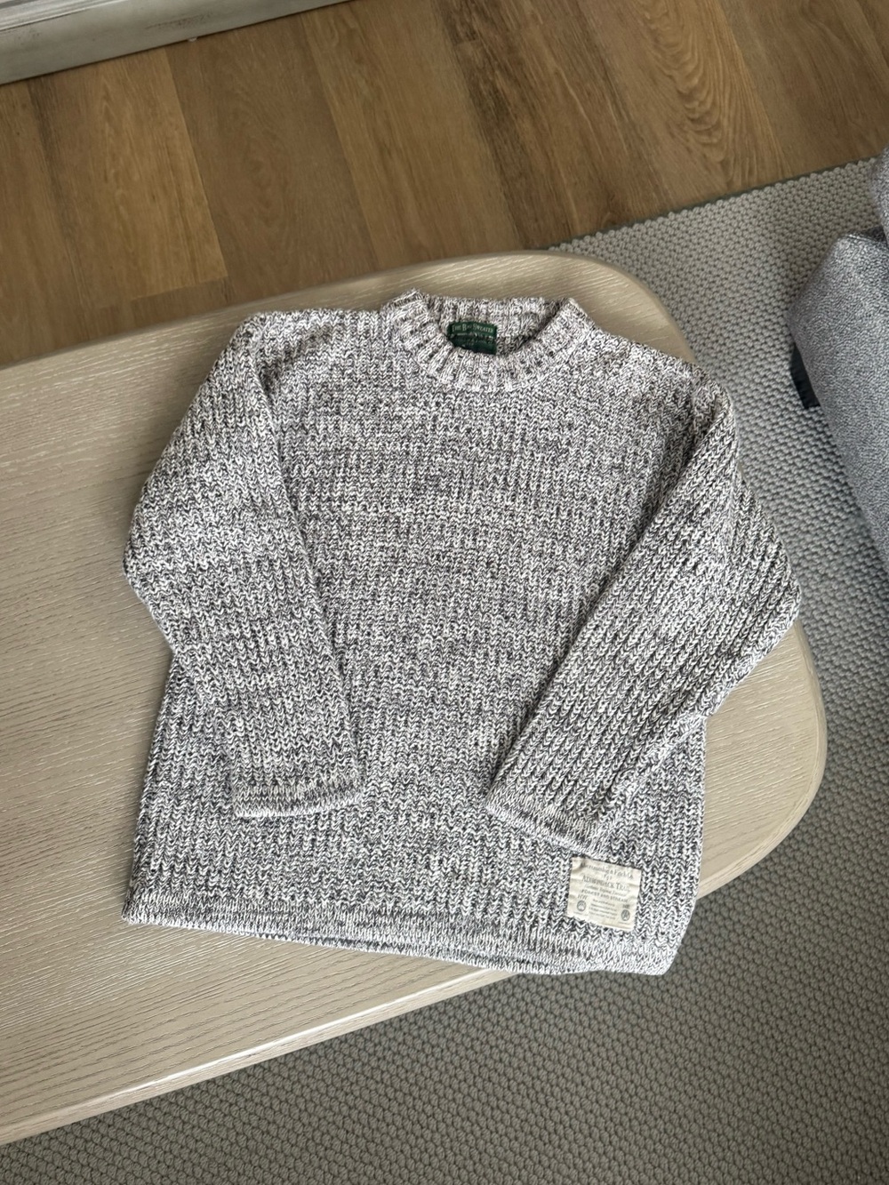 vintage abercrombie and fitch the big sweater knit size xl